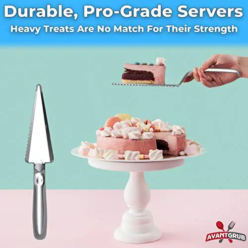 Small Silver Disposable Pie Server Avant Grub
