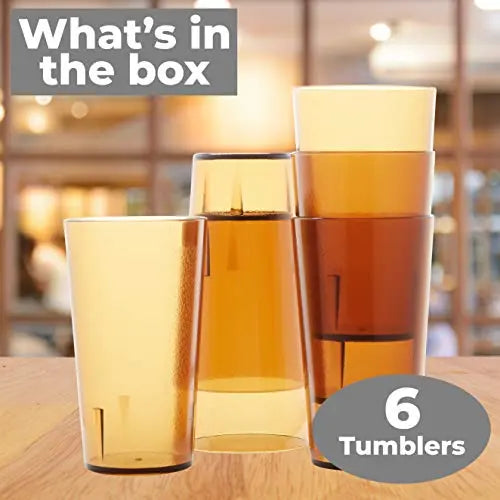 Red -12 oz. Pebbled Plastic Tumbler - 6 Tumblers Avant Grub