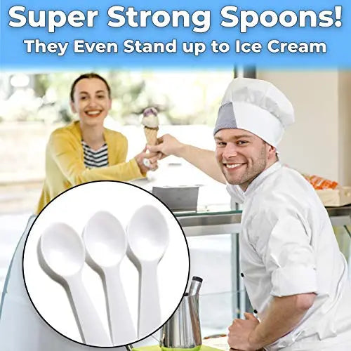 Multi Colors 3" Neon Taster Spoon - Small - 100 Pack Avant Grub