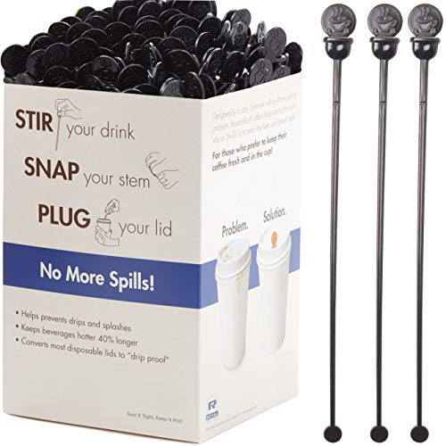 Disposable Coffee Lid Stir & Plug Sticks – CiboWares