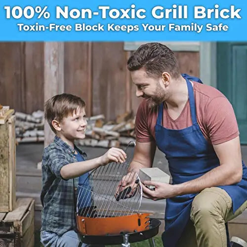4" X 3.5" Grey Grill Bricks Avant Grub