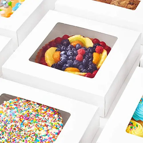 White Bakery Box - Medium - 5 Boxes Avant Grub