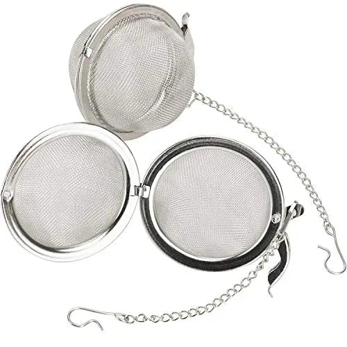 Stainless Steel Steel Tea Ball Infuser - 2" - 2 Pack Avant Grub