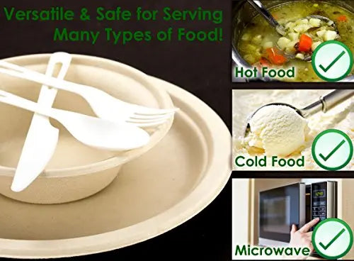 Brown Kraft Biodegradable Bowls - 11.5 oz - 25 Bowls Avant Grub