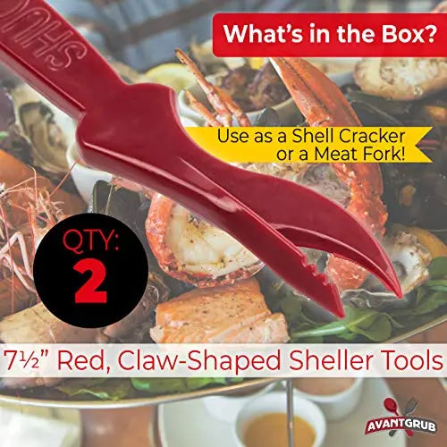 Dark Red Shuckaneer Sheller - 7.5" - 2 Pack Avant Grub