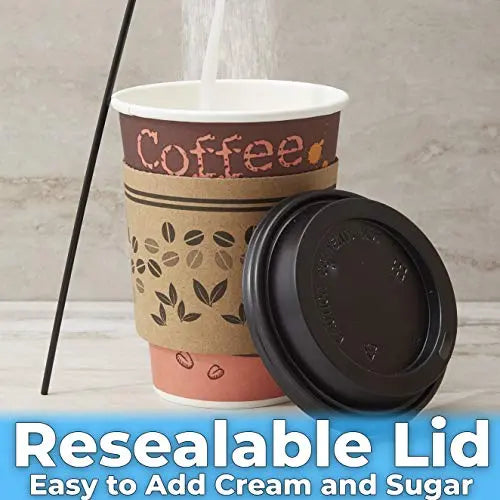 12 Oz Orange Print Coffee Cup Sets Avant Grub