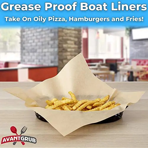 Brown Deli Liner - Small - 100 Pack Avant Grub