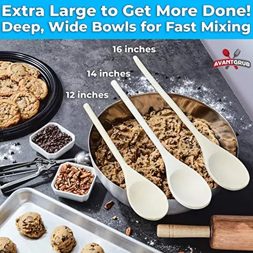 Natural Wooden Spoon - Multipack - 3 Pack Avant Grub