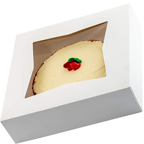 White Bakery Box For Pie Or Cake - 10" - 1 Pack