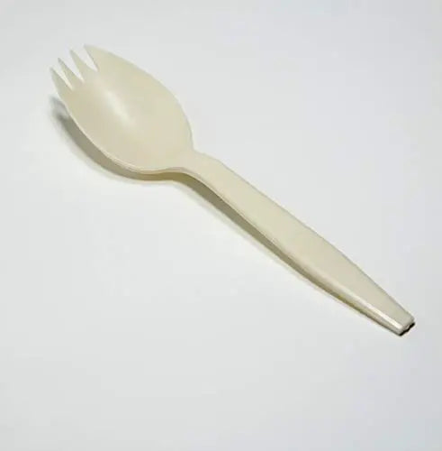 Medium Ivory White 5.5" Plant-Based Sporks