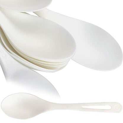White Biodegradable Spoons - 25 Pack