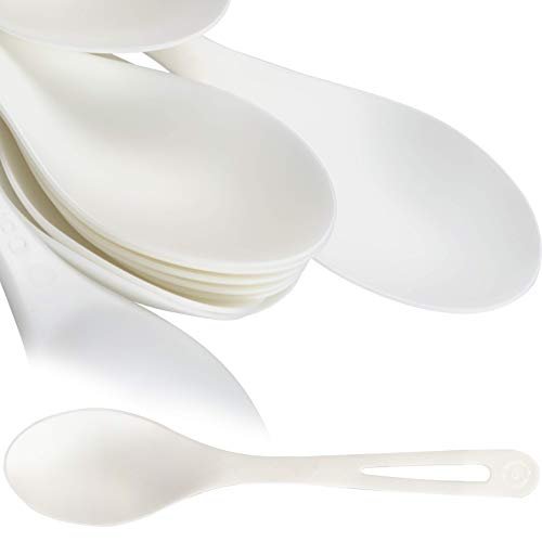 White Biodegradable Spoons - 25 Pack