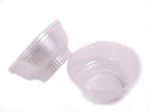 5 Oz/3" Clear/White Dessert Cups With Taster Spoons