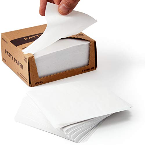 Boxed Of 1000 Hamburger Patty Paper - 4.75 x 5 - 1 Pack