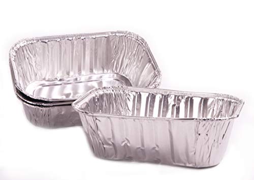 1 Lb Silver Foil Aluminum Loaf Pans