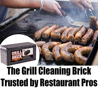 Black Cleaning Grill Brick - 8"x4"x3.5" - 1 Pack